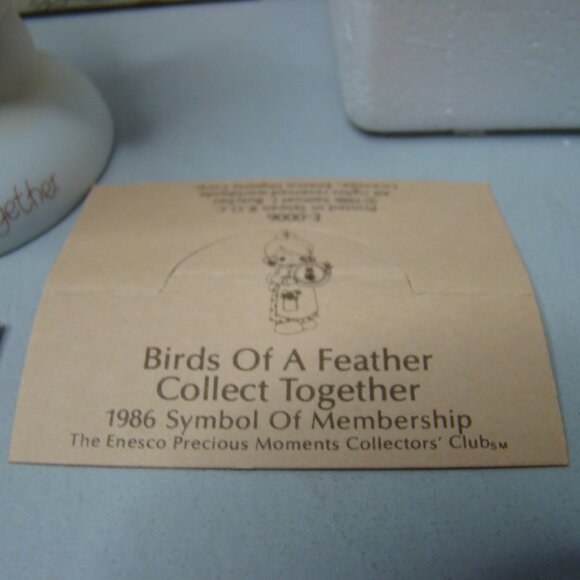 Precious Moments Birds of a Feather Collect Together E-0006 with box - Picture 6 of 16